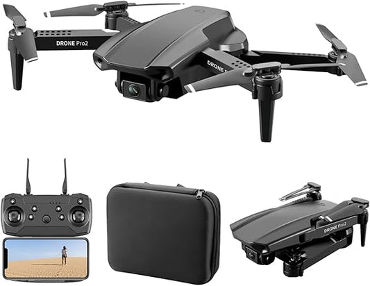 Dron E99 – Dron Plegable 4K WiFi FPV con Control Remoto y Estuche