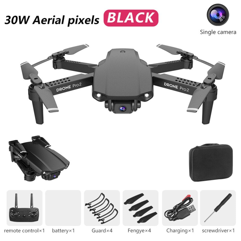 Dron E99 – Dron Plegable 4K WiFi FPV con Control Remoto y Estuche