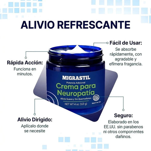 Neuropathy Cream - Alivio inmediato para el ardor y hormigueo