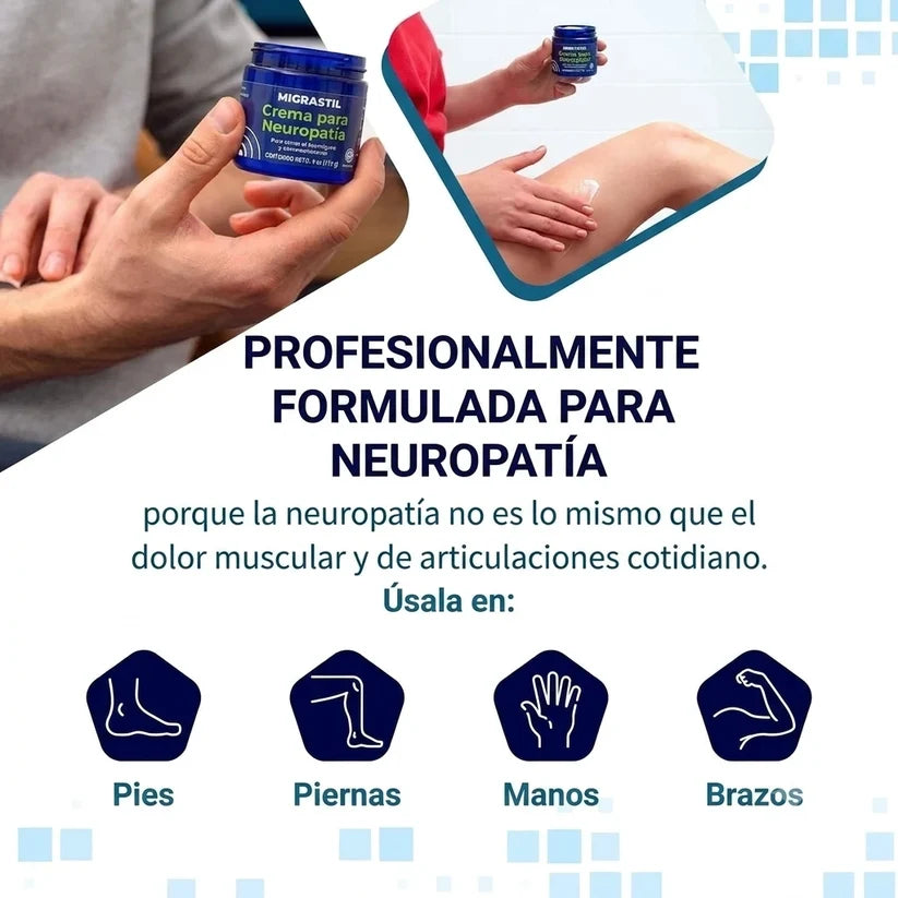 Neuropathy Cream - Alivio inmediato para el ardor y hormigueo