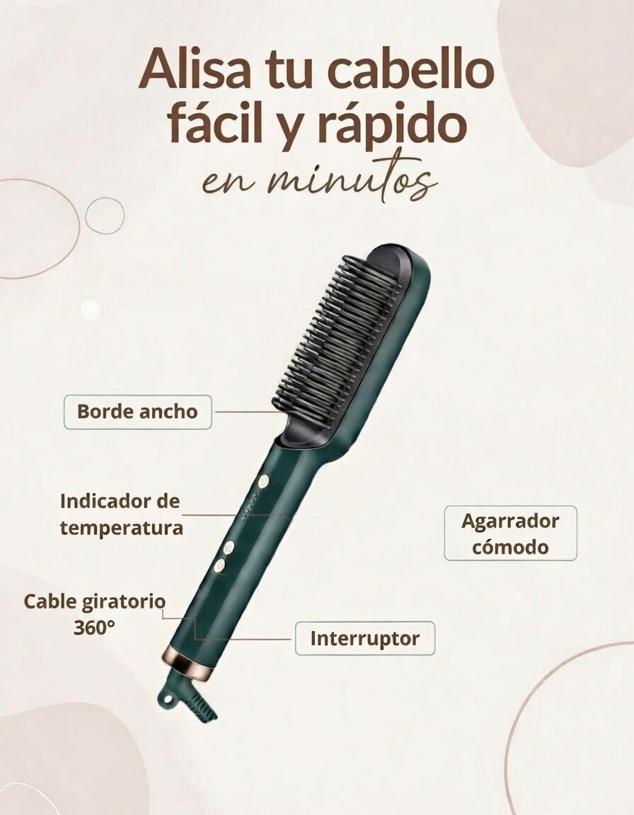 Cepillo Alisador Eléctrico